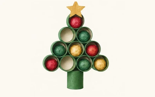 Juletre av doruller juleverksted